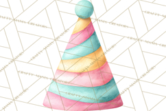 Woodland Birthday Clipart PNG, Watercolor Woodland Animals Product Image 3