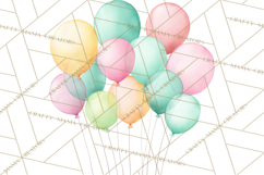 Woodland Birthday Clipart PNG, Watercolor Woodland Animals Product Image 2