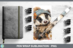 GorgeousWoodland Boho Autumn Pen Wrap design.
