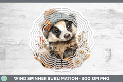 GorgeousWoodland Boho Autumn Wind Spinner design.