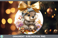 GorgeousWoodland Boho Autumn Ornament design.