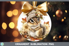 GorgeousWoodland Boho Autumn Ornament design.