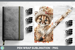 GorgeousWoodland Boho Autumn Pen Wrap design.