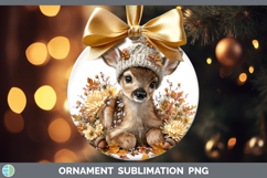 GorgeousWoodland Boho Autumn Ornament design.