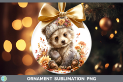 GorgeousWoodland Boho Autumn Ornament design.