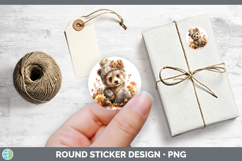 GorgeousWoodland Boho Autumn Stickers design.