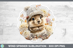 GorgeousWoodland Boho Autumn Wind Spinner design.