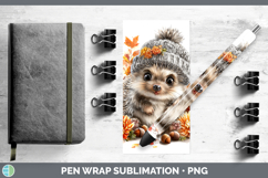 GorgeousWoodland Boho Autumn Pen Wrap design.