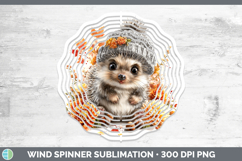 GorgeousWoodland Boho Autumn Wind Spinner design.