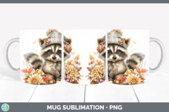 GorgeousWoodland Boho Autumn Mug Wrap design.