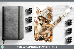 GorgeousWoodland Boho Autumn Pen Wrap design.