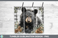 GorgeousWoodland Checker Christmas Tumbler design.