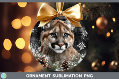 GorgeousWoodland Checker Christmas Ornament design.