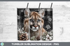 GorgeousWoodland Checker Christmas Tumbler design.