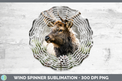 GorgeousWoodland Checker Christmas Wind Spinner design.