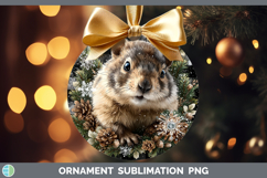 GorgeousWoodland Checker Christmas Ornament design.