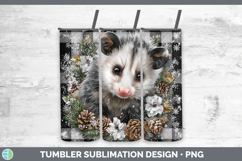 GorgeousWoodland Checker Christmas Tumbler design.