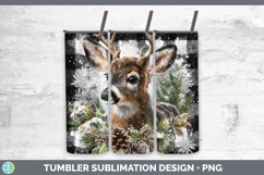 GorgeousWoodland Checker Christmas Tumbler design.