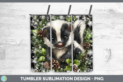 GorgeousWoodland Checker Christmas Tumbler design.