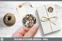 GorgeousWoodland Checker Christmas Stickers design.