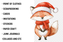 Woodland Christmas Clipart Product Image 2