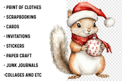 Woodland Christmas Clipart Product Image 2