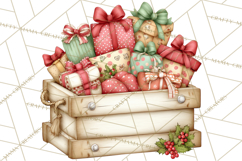 Christmas Woodland Animal PNG Kawaii Clipart Product Image 3