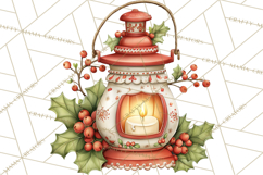 Christmas Woodland Animal PNG Kawaii Clipart Product Image 3