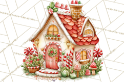 Christmas Woodland Animal PNG Kawaii Clipart Product Image 5