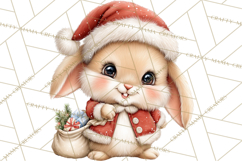 Christmas Woodland Animal PNG Kawaii Clipart Product Image 2