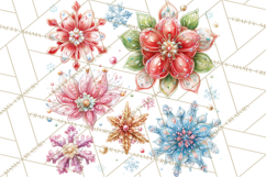 Christmas Woodland Animal PNG Kawaii Clipart Product Image 2