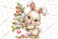 Christmas Woodland Animal PNG Kawaii Clipart Product Image 5
