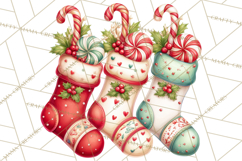 Christmas Woodland Animal PNG Kawaii Clipart Product Image 2
