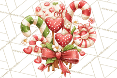 Christmas Woodland Animal PNG Kawaii Clipart Product Image 4