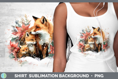 GorgeousWoodland Christmas Poinsettia Shirt design.