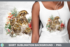 GorgeousWoodland Christmas Poinsettia Shirt design.