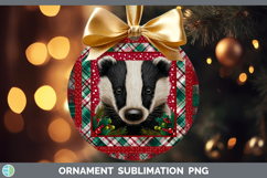 GorgeousWoodland Christmas Quilt Ornament design.