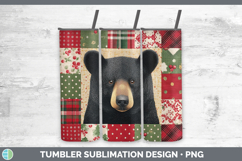 GorgeousWoodland Christmas Quilt Tumbler design.