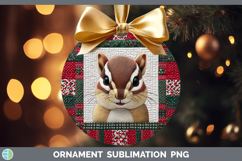 GorgeousWoodland Christmas Quilt Ornament design.