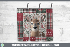 GorgeousWoodland Christmas Quilt Tumbler design.