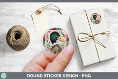 GorgeousWoodland Christmas Quilt Stickers design.