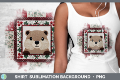 GorgeousWoodland Christmas Quilt Shirt design.