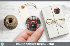 GorgeousWoodland Christmas Quilt Stickers design.