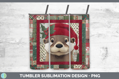 GorgeousWoodland Christmas Quilt Tumbler design.