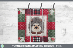 GorgeousWoodland Christmas Quilt Tumbler design.