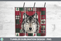 GorgeousWoodland Christmas Quilt Tumbler design.
