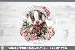 GorgeousWoodland Christmas Santa Wind Spinner design.