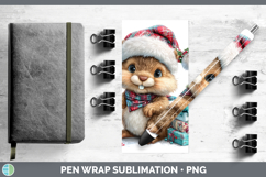 GorgeousWoodland Christmas Santa Pen Wrap design.