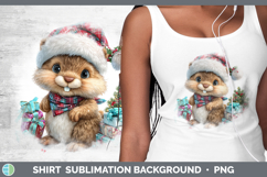 GorgeousWoodland Christmas Santa Shirt design.