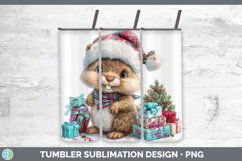 GorgeousWoodland Christmas Santa Tumbler design.